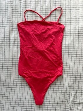 Wilfred Hot Pink Kids One-Piece with Spaghetti Straps
